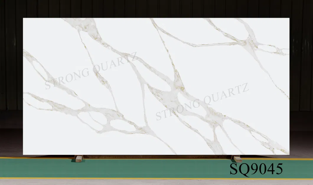 Prefab Polished Star/Sparkle /Cararra /Calacatta White/Black/Grey/Yellow/Blue/Beige/Red Artificial /Engineered Quartz Stone Slabs