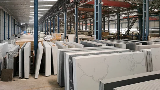 2023 Fabricant d'usine en gros Plished Matt Honed Calacatta White Carrara Specked Granite Quartz Stone Dalle pour comptoir de plan de travail